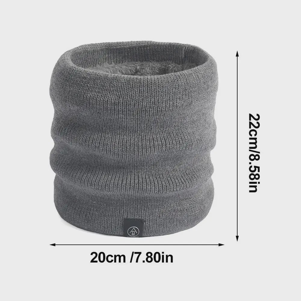 Warme Gebreide Nekwarmer & Sjaal voor Dames en Heren - Ideaal voor Winter Sporten
