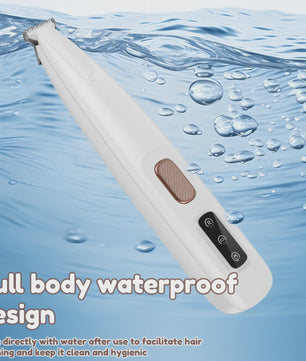 Waterdichte Hondentrimmer met LED Licht - Stille Werking & 18mm Breed Mes