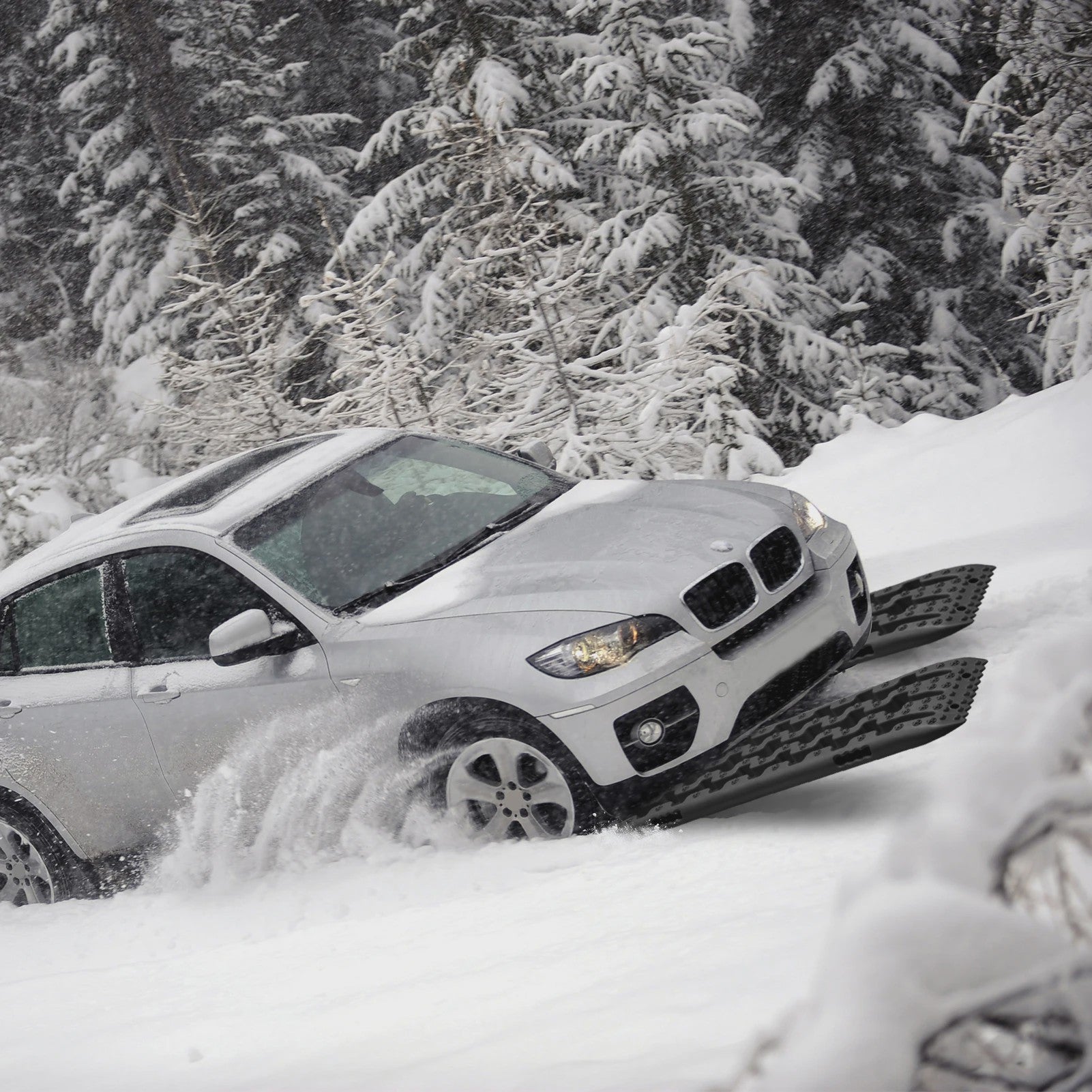 Tractieborden Set (2 stuks) - Offroad Hulp voor Sneeuw, Modder en Zand