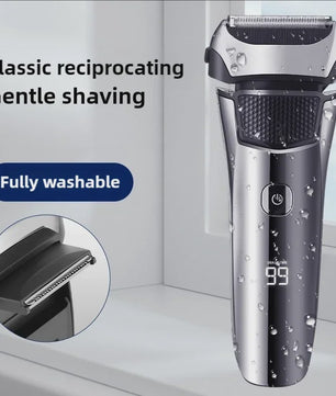 Tinsol FK608 Elektrisch Scheerapparaat Mannen - 3-Mes, Trimmer & Smart Display