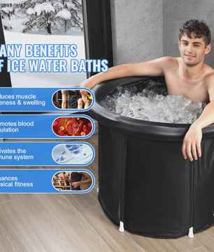 Draagbare Opblaasbare Ice Bath Tub voor Koudwatertherapie en Spierherstel