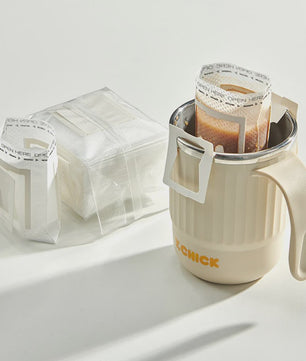50/100 Stuks Wegwerp Koffiefilter Zakjes - Draagbaar Hangend Oor voor Drip Koffie & Thee