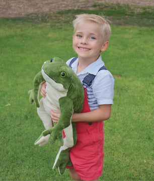 Reusachtige Kikker Pluche Knuffel - Zacht en Knuffelbaar Speelgoed voor Kinderen & Volwassenen