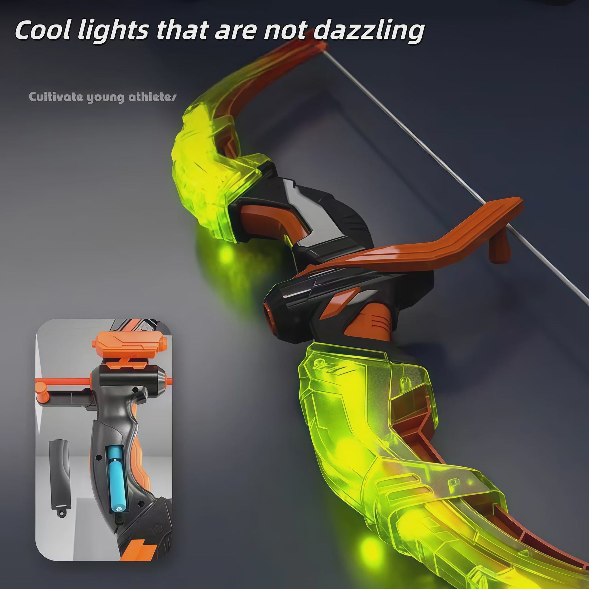 LED Boog en Pijl Set met Zuignap Pijlen en Dartbord - Leuk Cadeau voor Kinderen
