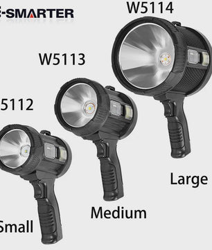 Krachtige Oplaadbare LED Spotlight 900.000 Lumen met Solar & Powerbank Functie