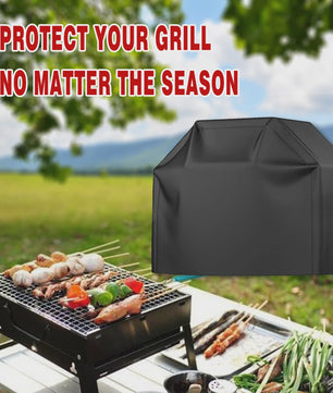 Waterdichte Grillhoes Zwart - Heavy Duty BBQ Cover voor Diverse Maten