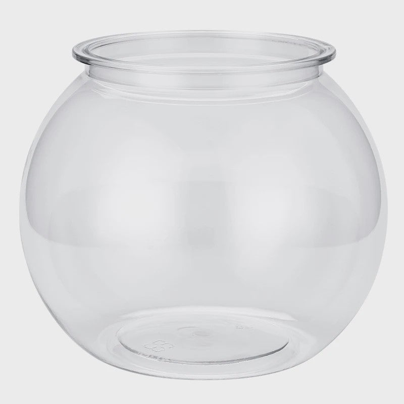 Ronde Plastic Vissenkom - Duurzaam Desktop Aquarium voor Kleine Vissen