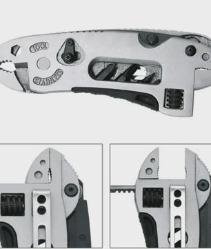 Multitool Zakmes Tang Schroevendraaierset Verstelbare Sleutel - Outdoor & Survival Gereedschap