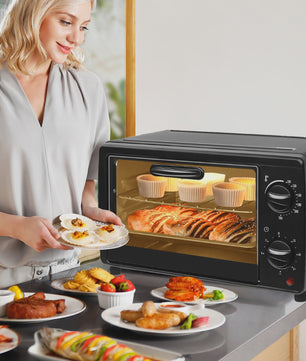13L Mini Oven met Airfryer Functie - Multifunctioneel, 700W, 250°C, Timer tot 60 Min