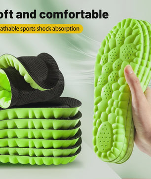 4D Super Zachte Sportzooltjes - Schokabsorberend & Arch Support