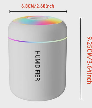 180ML Mini Luchtbevochtiger USB Aroma Diffuser met Kleurrijke Verlichting voor Auto, Huis & Slaapkamer