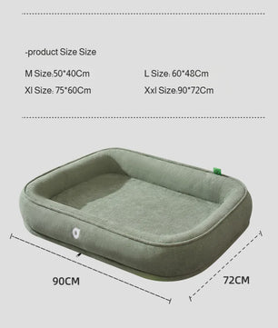 Luxe Dubbelzijdig Hondenkussen - Extra Groot & Comfortabel Fleece Bed voor Honden en Katten