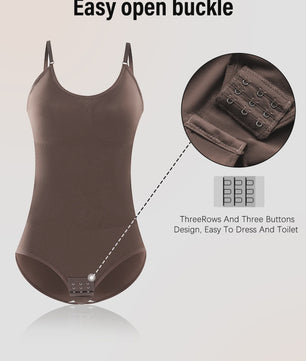 Naadloze Body Shaper met Butt Lifter & Open Kruis - Vormgevend en Corrigerend