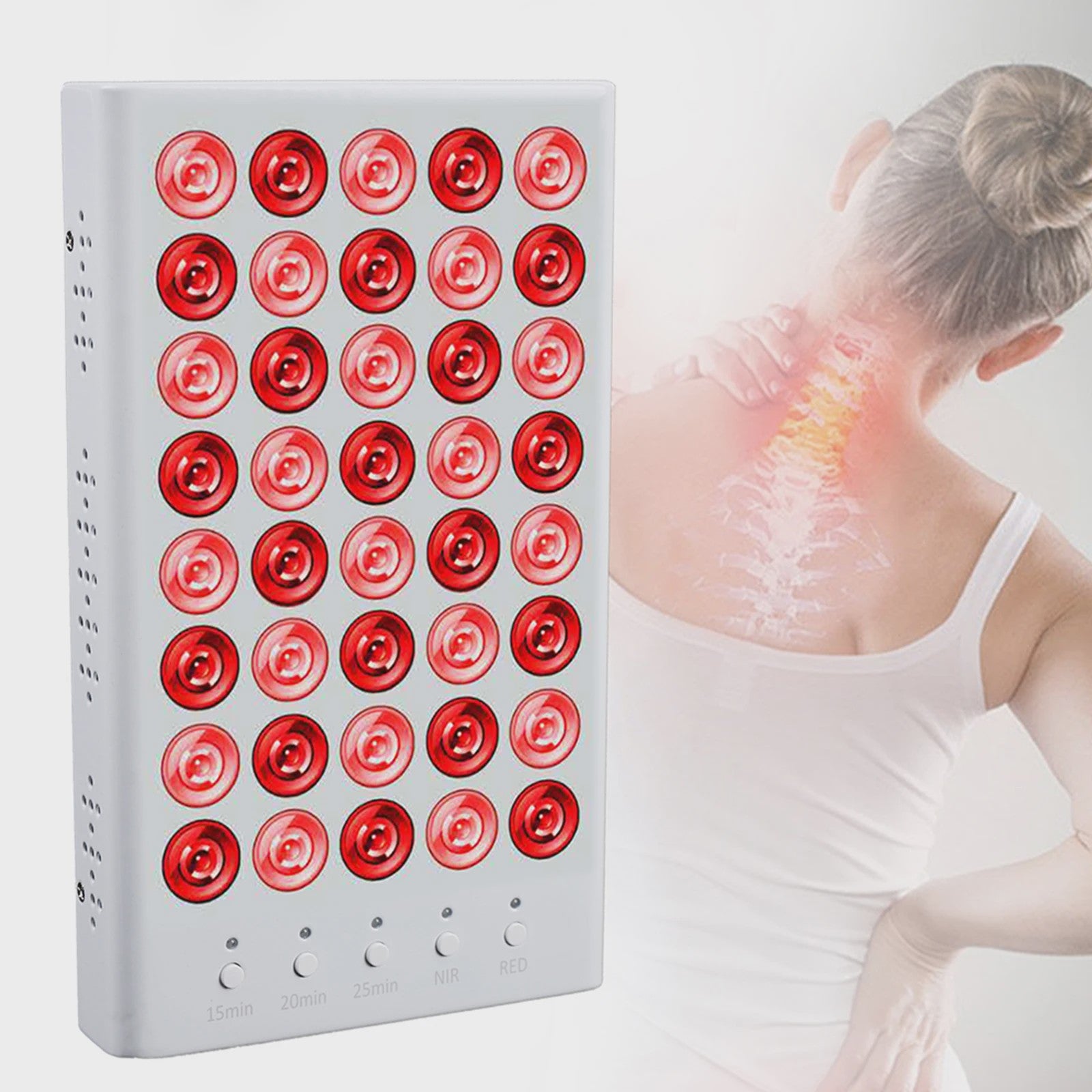 Professionele Infraroodlamp met Rode Licht Therapie - 40 LED voor Huid & Pijnverlichting