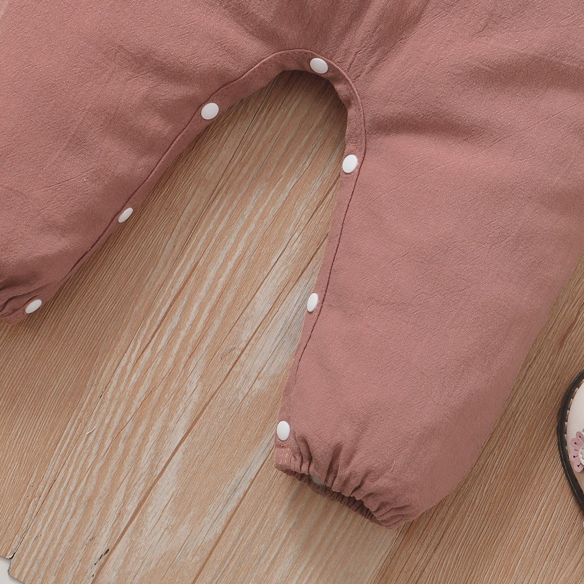 Schattige Baby Bodysuit met Bloemenprint en Lange Mouwen - 0-18 Maanden