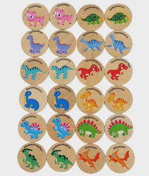Montessori Dinosaurus Memory Spel - Cognitief Puzzel Spel voor Kinderen