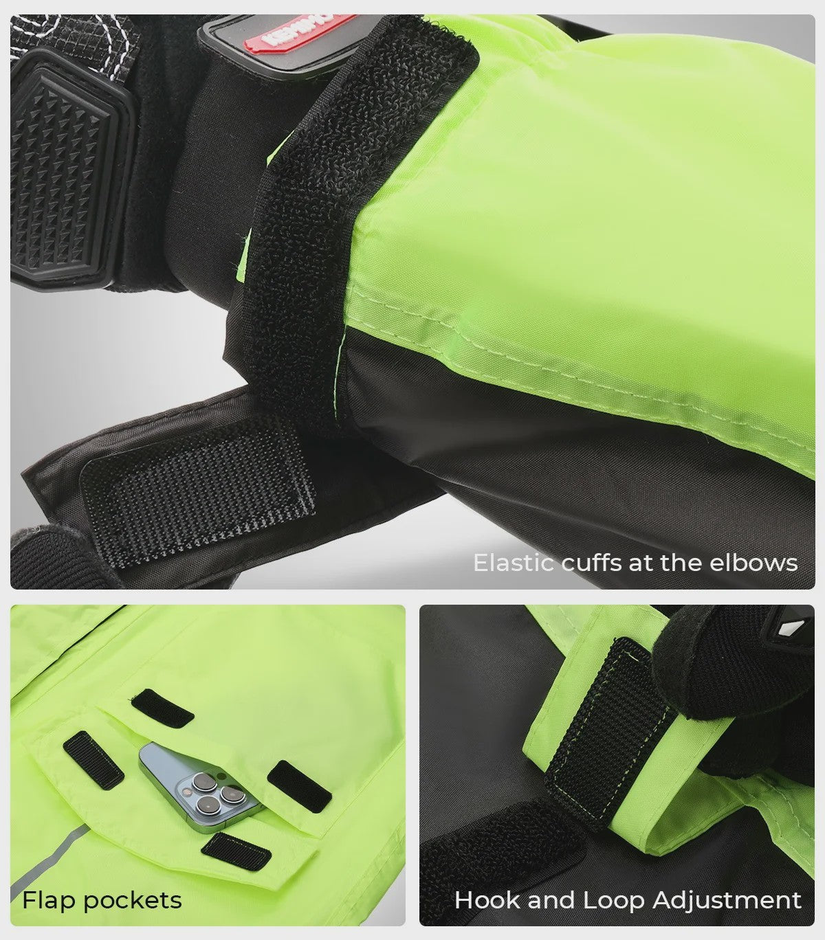 Waterdichte Motor Regenpak Set - Winddicht, Ademend & Reflecterend
