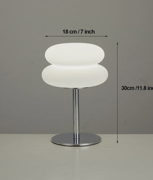 Nordic Mushroom Tafellamp - Bauhaus Design met 9-Niveaus Dimbaar Sfeerlicht