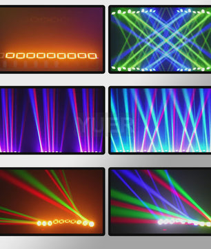 10x40W LED RGBW Moving Head Light - Beam, Wash & Pixel Effect