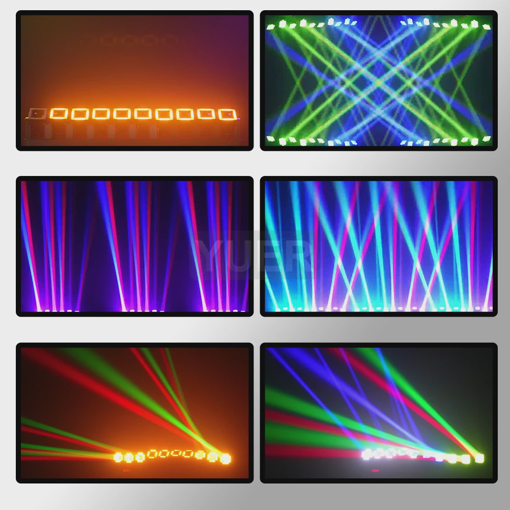 10x40W LED RGBW Moving Head Light - Beam, Wash & Pixel Effect