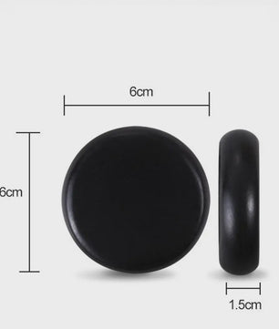 Professionele Hot Stone Massage Set - 4x Jade Energie Stenen voor Ontspanning