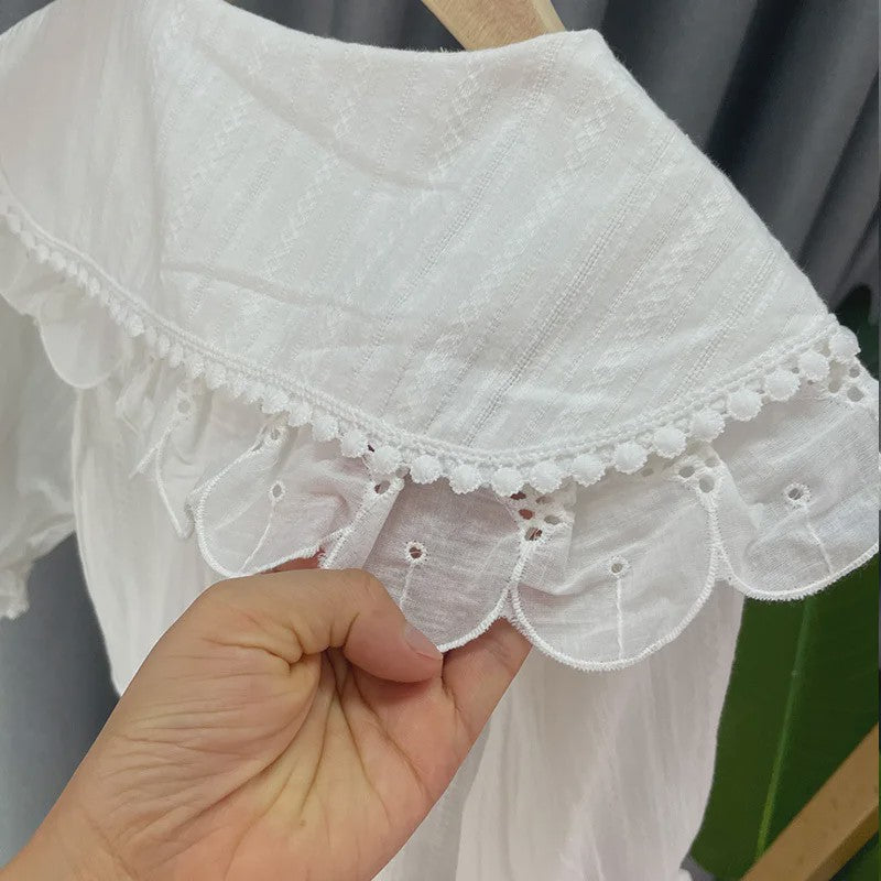 Schattig Geborduurd Prinsessen Blouse Shirt voor Baby Meisjes - Lente & Herfst