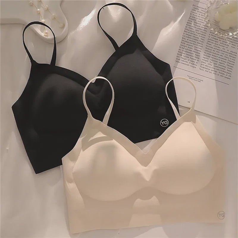 Onzichtbare Push-Up BH met Diepe U-Hals en Strapless Optie - Perfect voor Jurken