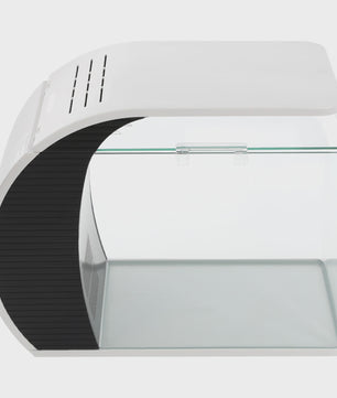 Moderne Glazen Aquarium Set met LED Verlichting en Filterpomp - 19L