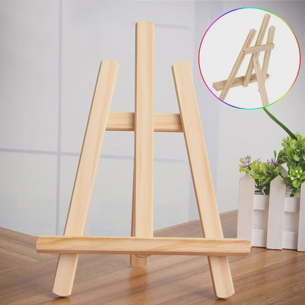 Houten Ezel Displayhouder - Verstelbaar voor Kaarten, Tekeningen en Decoratie