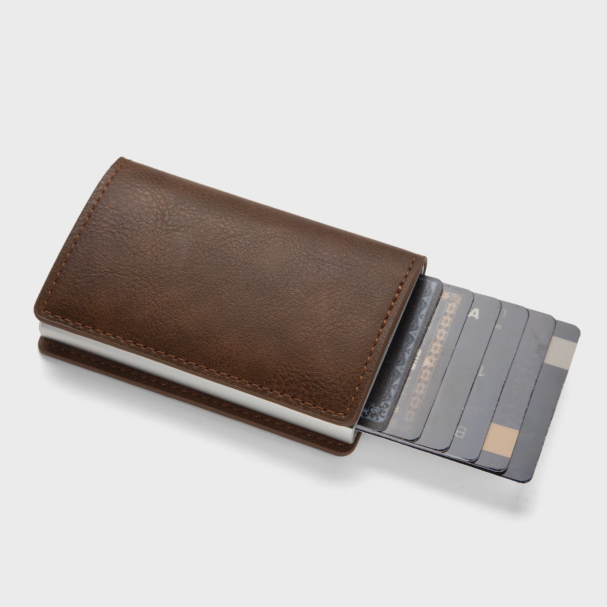 Minimalistische Anti-diefstal RFID Creditcardhouder Portemonnee van PU Leer - Slank & Veilig
