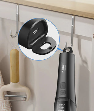 Kemei 1857 Professionele Honden Trimtrimmer - Oplaadbaar, Stille Motor & LED Verlichting
