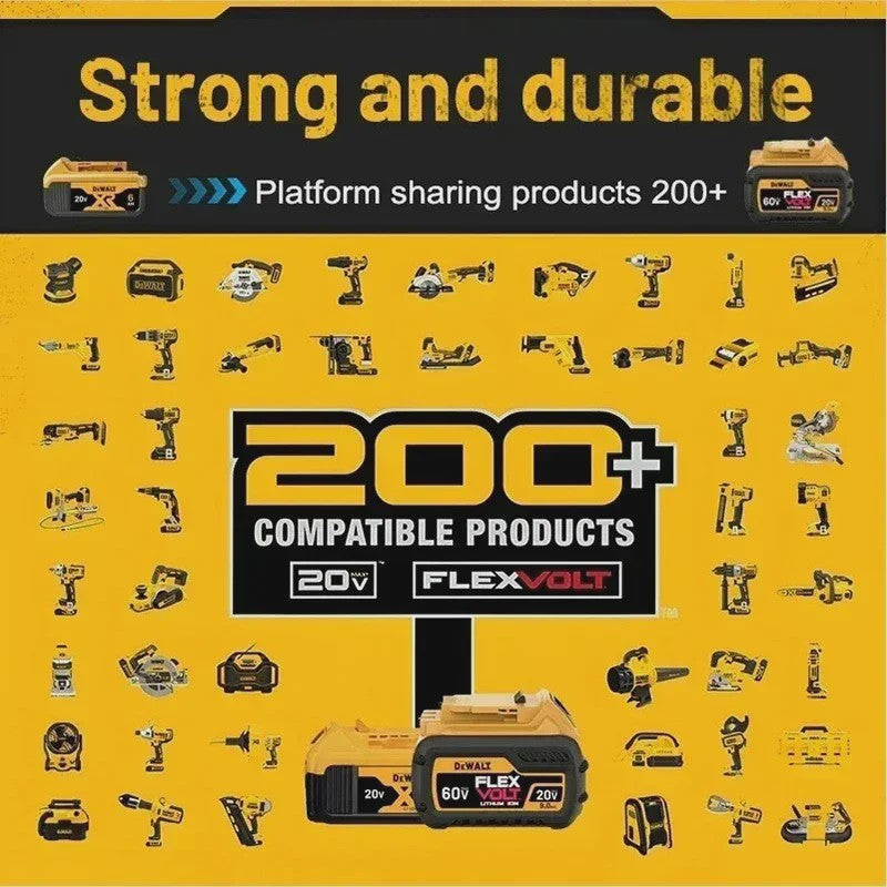 DeWALT FlexVolt 20V/60V MAX 9000mAh Accu - Origineel & Krachtig