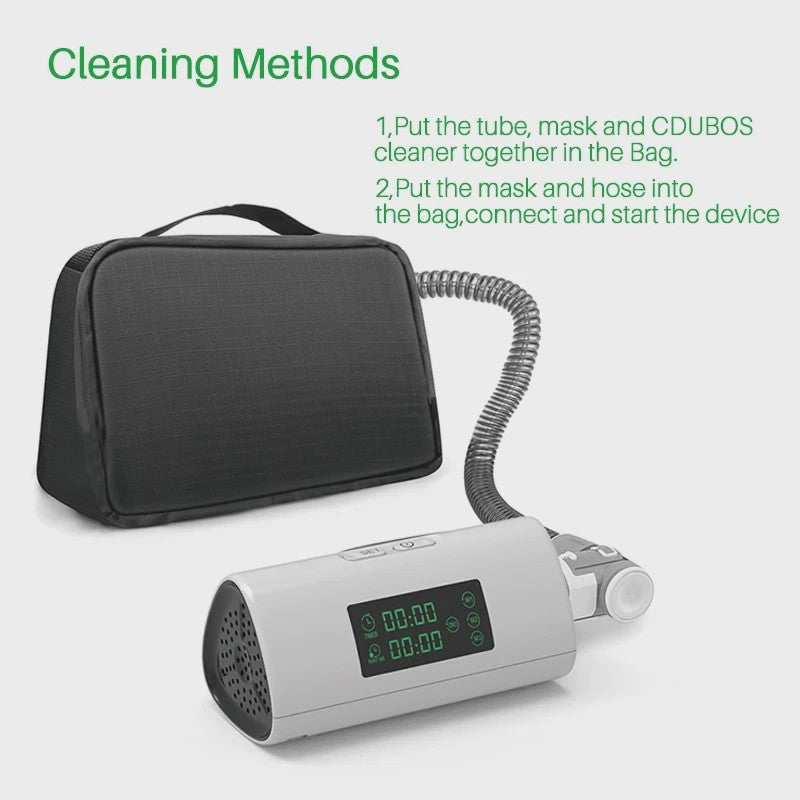 Draagbare CPAP Reiniger & Sterilisator - Ozonvrij & Efficiënt