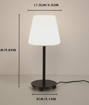 Creatieve Cream Stijl Tafellamp - USB Aangedreven met 3 Kleurtemperaturen