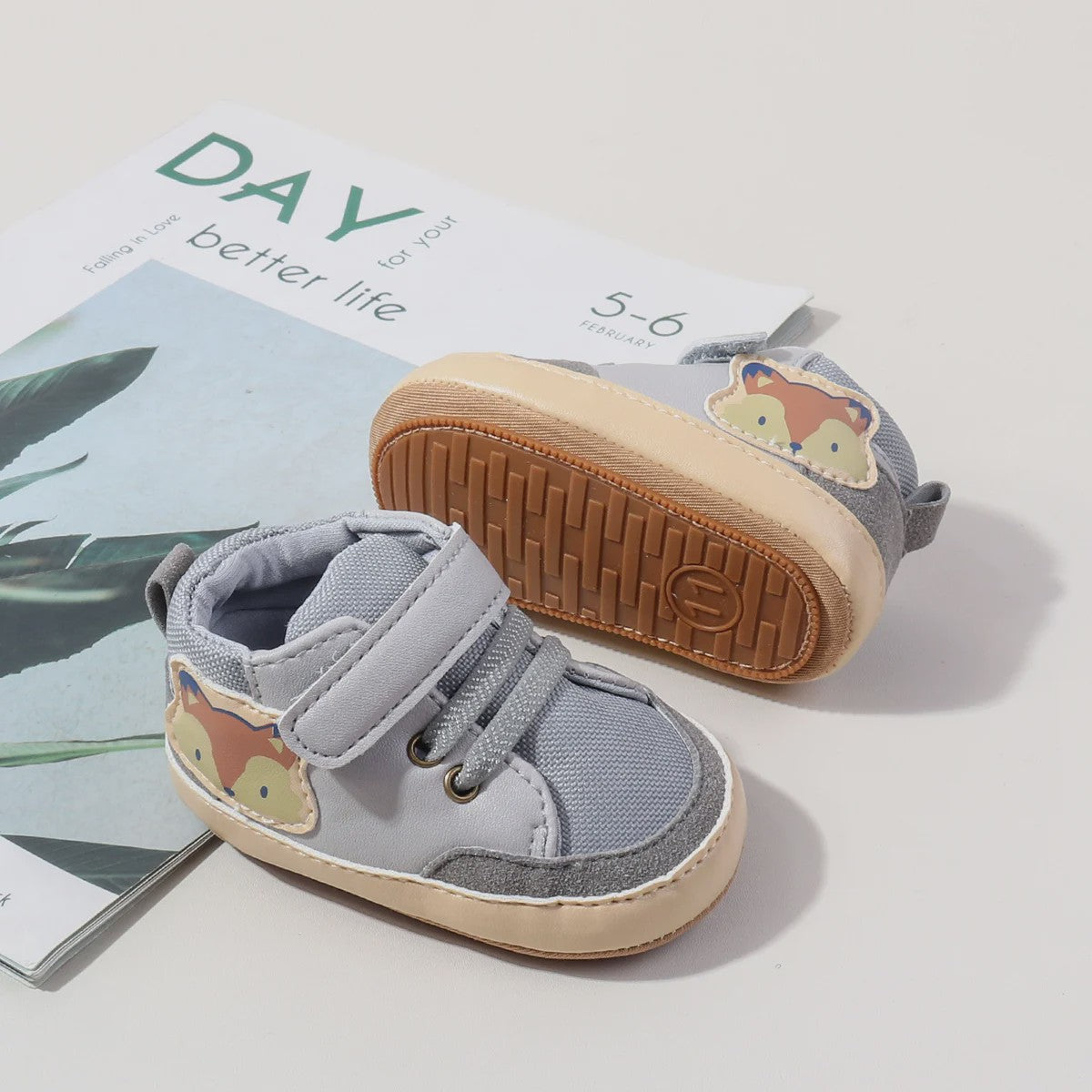 Baby Schoenen Lente/Herfst - Eerste Stapjes Unisex Casual Sportschoenen met Zachte TPR Zool (0-18M)