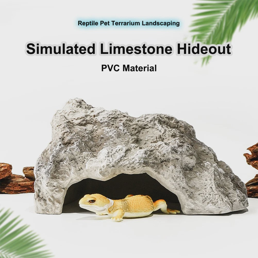Natuurlijke Rots Schuilplaats & Basking Platform voor Reptielen