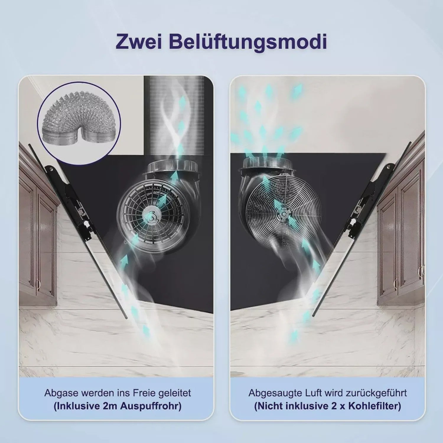 TopStrong Wandafzuigkap 60cm Zwart RVS - Eenvoudig Reinigbare Filters