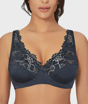Luxe kanten bh met beugel voor dames - Plus size en sexy, verkrijgbaar in cupmaten B t/m F