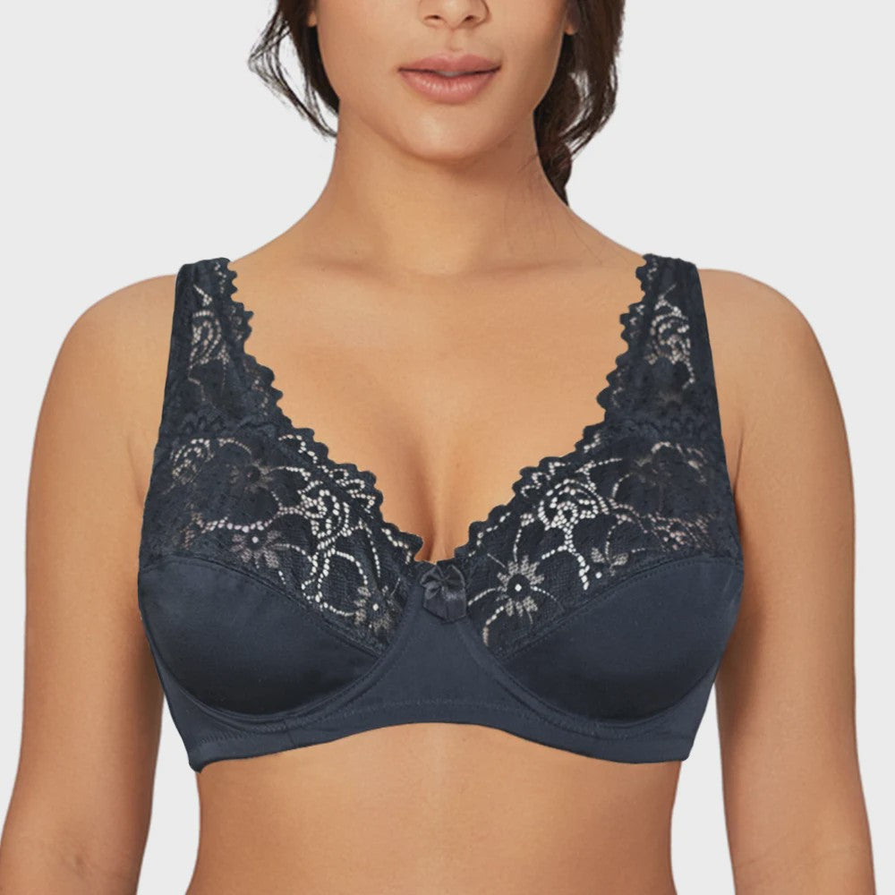 Luxe kanten bh met beugel voor dames - Plus size en sexy, verkrijgbaar in cupmaten B t/m F