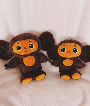 Schattige Cheburashka Knuffel - 18/23cm Pluche Aap Pop, Filmkarakter Cadeau voor Kinderen