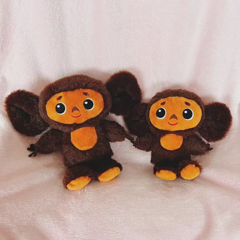 Schattige Cheburashka Knuffel - 18/23cm Pluche Aap Pop, Filmkarakter Cadeau voor Kinderen