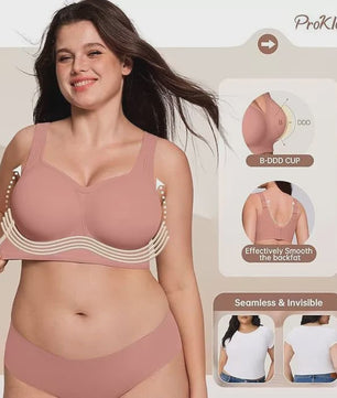 Naadloze BH voor Dames: Draadloos, Volle Cup & Push-Up Comfort