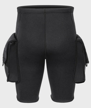 Duikshort 3mm Neopreen Heren - Waterdichte Shorts met Zakken voor Watersport