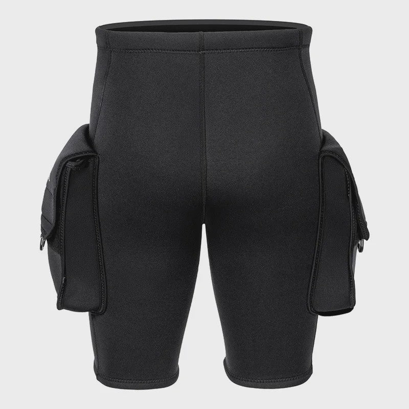 Duikshort 3mm Neopreen Heren - Waterdichte Shorts met Zakken voor Watersport