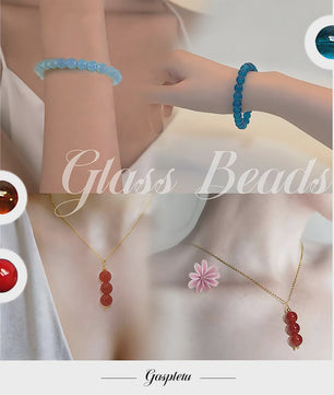 24 Kleuren 8mm Kristal Kralen Set voor Sieraden Maken - DIY Armbanden & Kettingen