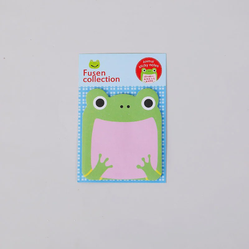 8 Delige Set Schattige Dieren Sticky Notes - Panda, Kat, Varken & Meer