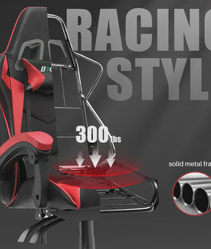 Ergonomische Gaming PC Stoel - Ademend Bureau & Computer Stoel met Lendesteun