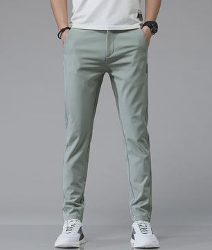 Heren Stretch Slim Fit Casual Broek - Ademend & Comfortabel voor Golf en Sport