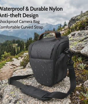 Waterdichte Schoudertas voor Digitale Camera - Nylon, Ideaal voor Nikon & Canon