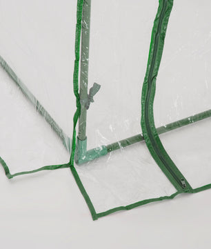 Kweekkas met Deur - 200x100x80cm - Staal & Plastic - Groen